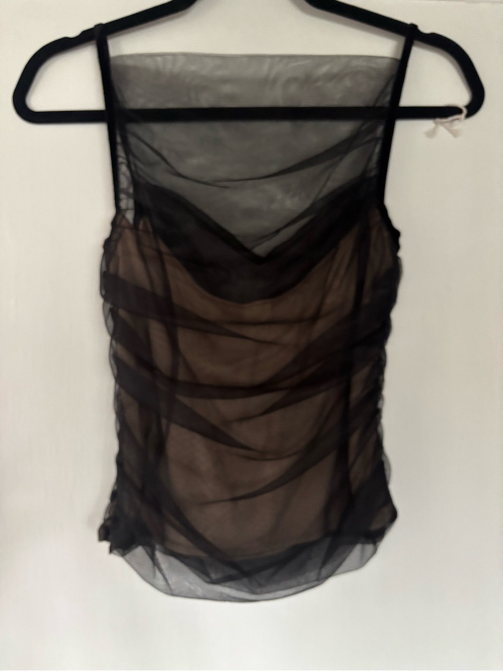 Lida baday tulle black top